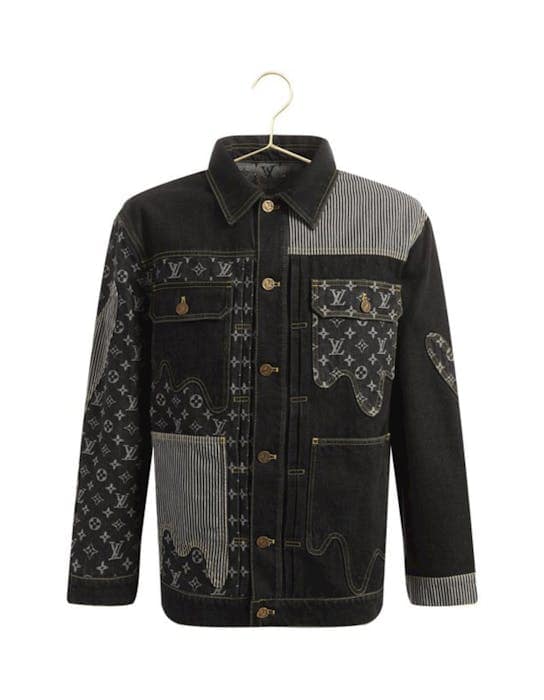 Louis Vuitton NEW! Louis Vuitton x Nigo Monogram Patchwork Denim Jacket Size US M _ EU 48-50 _ 2 - 1 Preview